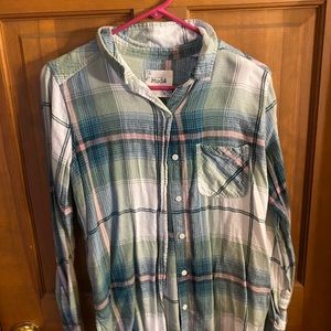 Multicolored button down